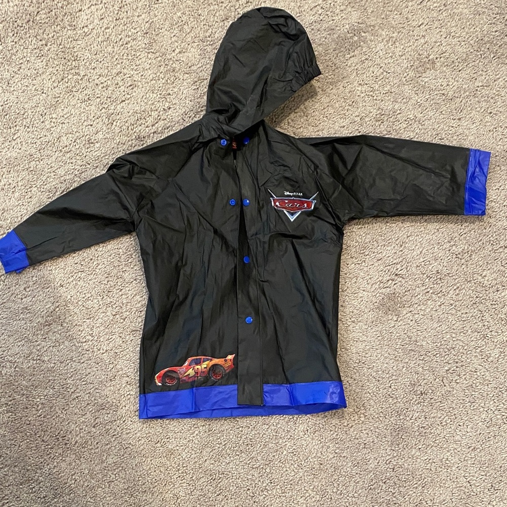 Disney Cars Black and Blue Raincoat